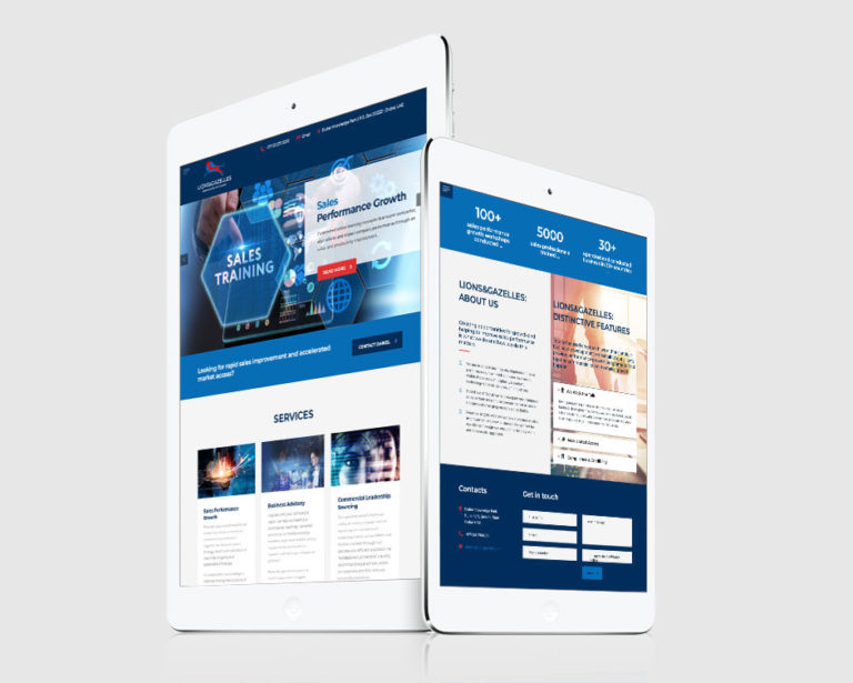 Lions+Gazelles Website