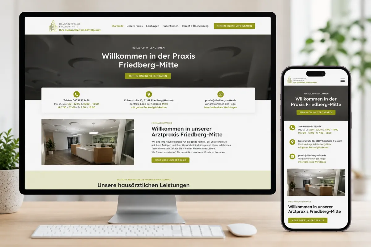 Website-Neuerstellung-Arztpraxis-Friedberg